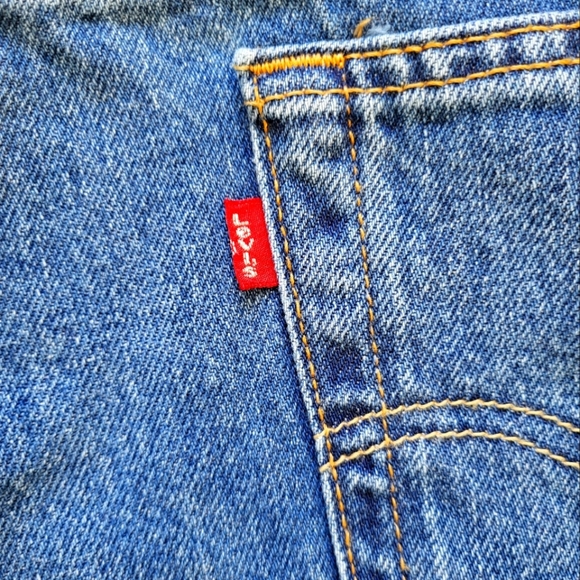 Levi's 516 Slim Fit Men's Blue Jeans W36 L30 Dark Wash Classic 100% Cotton Denim - Picture 11 of 12